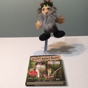 Duck Dynasty Book Happy, Happy, Happy by Phil Robertson with Plush Doll